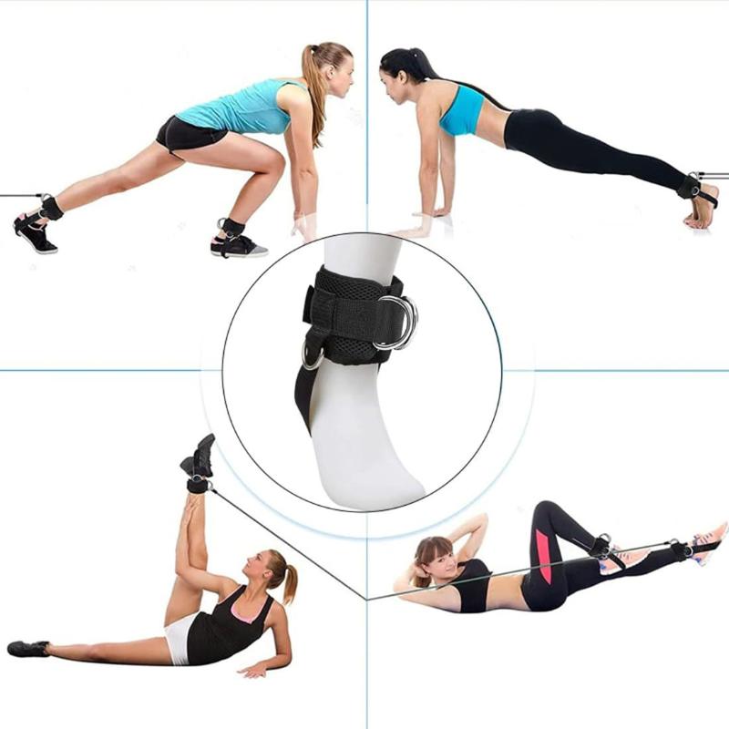 Ankle Straps for Cable Machine Durable Neoprene Padded Ankle Cuffs for Men Women Gym Glute Workout Kickback Exercise