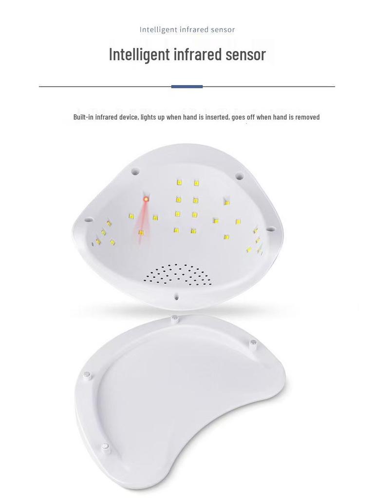 SUN12C34S 48W Nail Lamp: Touchscreen, Intelligent Induction Phototherapy System