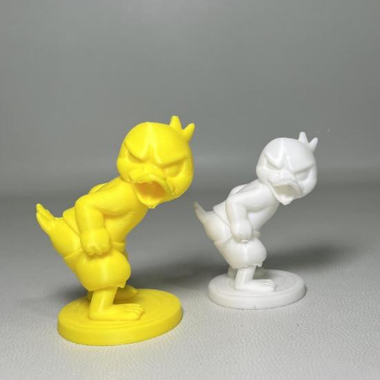3D Printed Duck Statue Funny Desk Ornament Mini Yellow & White Cute Figurine for Office Desk Decor Gift for Coworkers Desktop Accessories