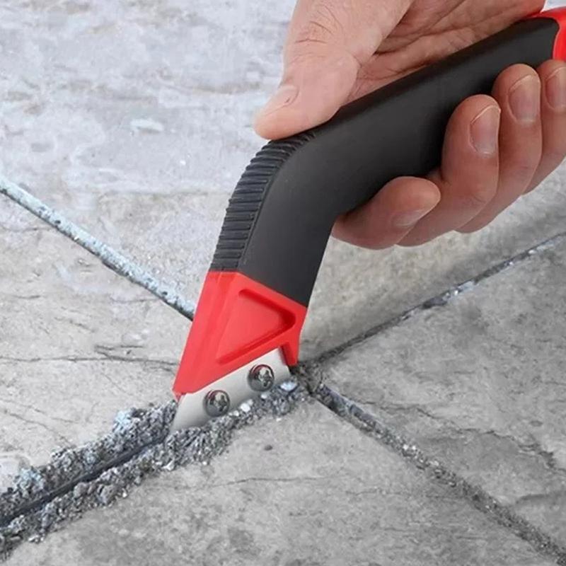 Beautiful Seam Bevel Scraper Wall Floor Tile Repair Tool Cleaning Dust Removal Hand Tools