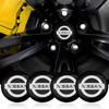 4pcs 56mm Car Wheel Center Hub Caps Cover Rim Exterior Decals Stickers Badge For Nissan Nismo Qashqai J11 Juke GTR X-Trail Patrol Micra Navara Murano