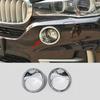 For BMW X5 F15 2014-2018 Car Front Fog Light Lamp Cover Ring Decorate Trim 2PCS