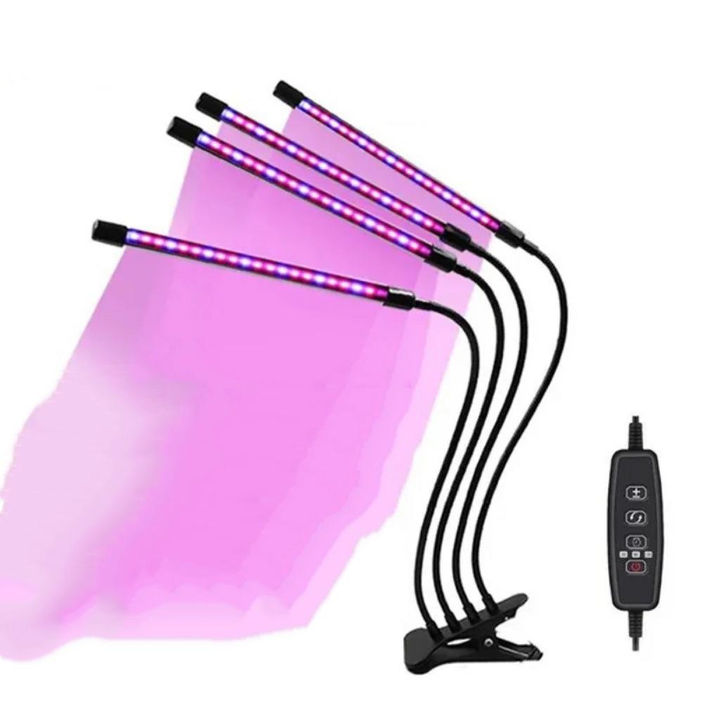 USB LED Plant Lights 2/3/4 Heads Potted Plant Lamp Hydroponic Lights  UV Hydroponics