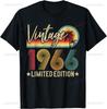Vintage 1966 59th Birthday Gift Retro 59 Years Old TShirt Print Original Design Gifts T Shirts Funny Shirt Customizable Camisas