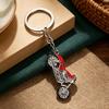 Motorcycle Keychain Alloy Rhinestone Metal Key Ring  Multiple Colors Cool Car Keychain Accessories for Men Women Accessories