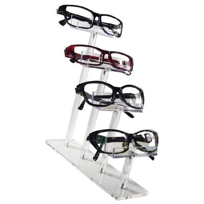 Sleek Acrylic Sunglass Storage Rack, Holds 3/4/6 Pair , Perfect for Bedroom, Office, or Entrance Decors