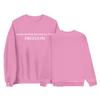 Women's Oversized Long Sleeve Crewneck Sweatshirt Casual Loose-Fitting Drawstring