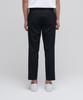 Musinsa Standard Pinstripe Tapered Hidden Banding Crop Slacks [Black]