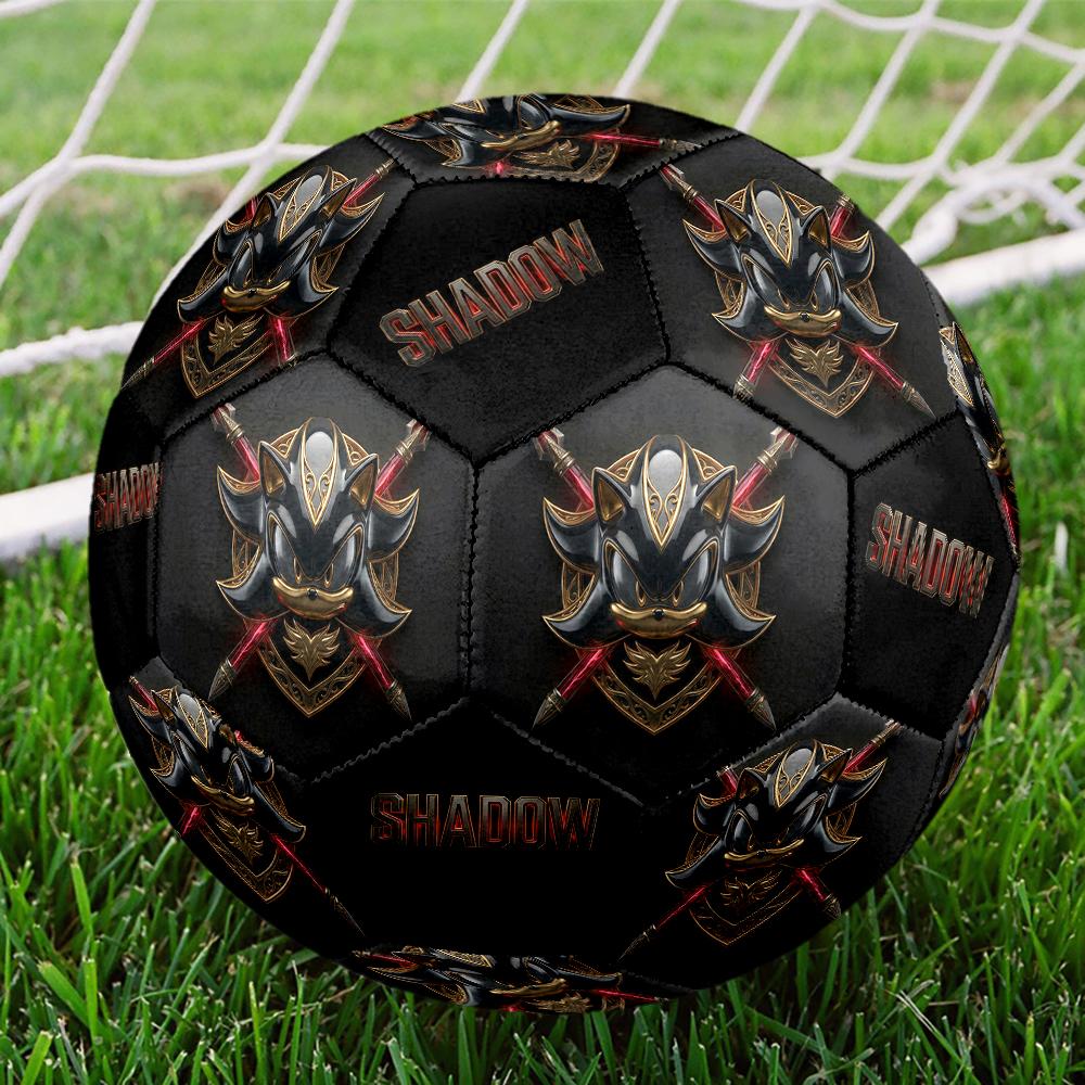 1pc Sonic the Hedgehog Football Soccer Ball Size 5 Indoor Soccer Ball Fashion Colorful Backyard Game -Great For Sports Fans Gift HE37