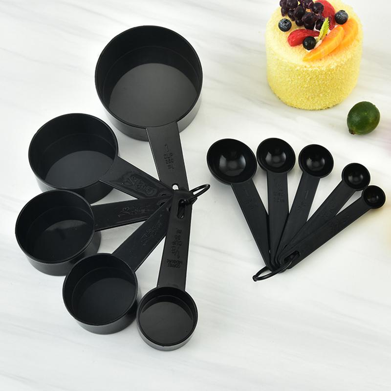 5/10PCS Measuring Tool Set Kitchen Gadget Multi-functional Plastic Measuring Spoon Measuring Cup Cake Baking Flour Measuring ZYF