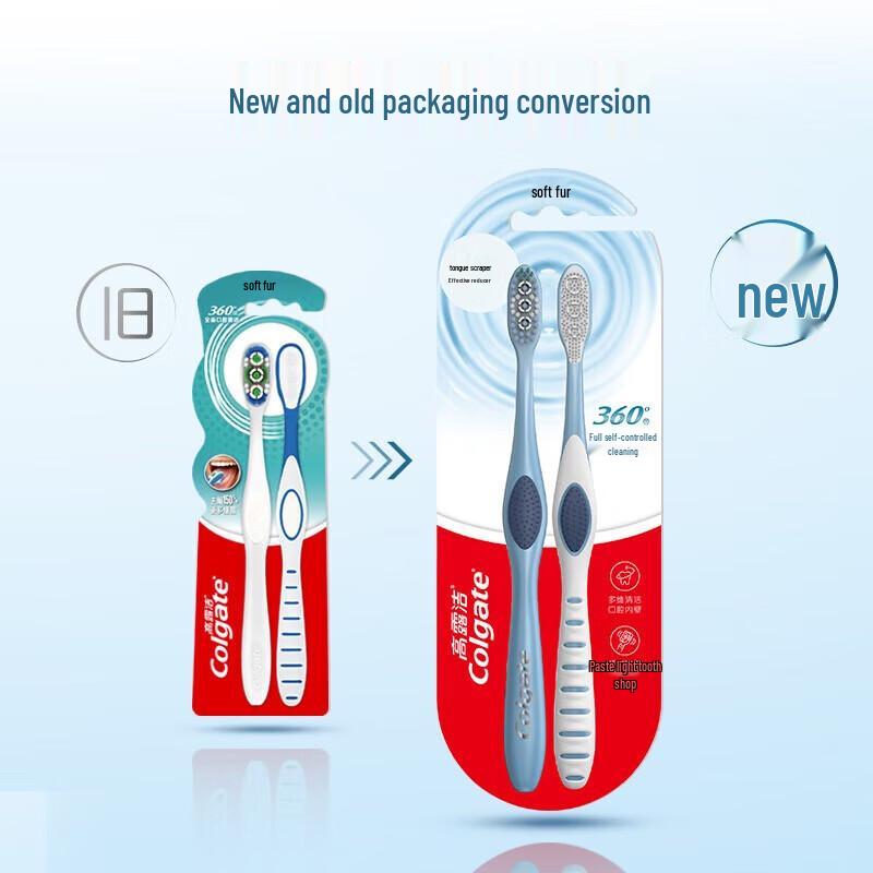 Colgate 360° Soft Bristle Toothbrush Twin Pack