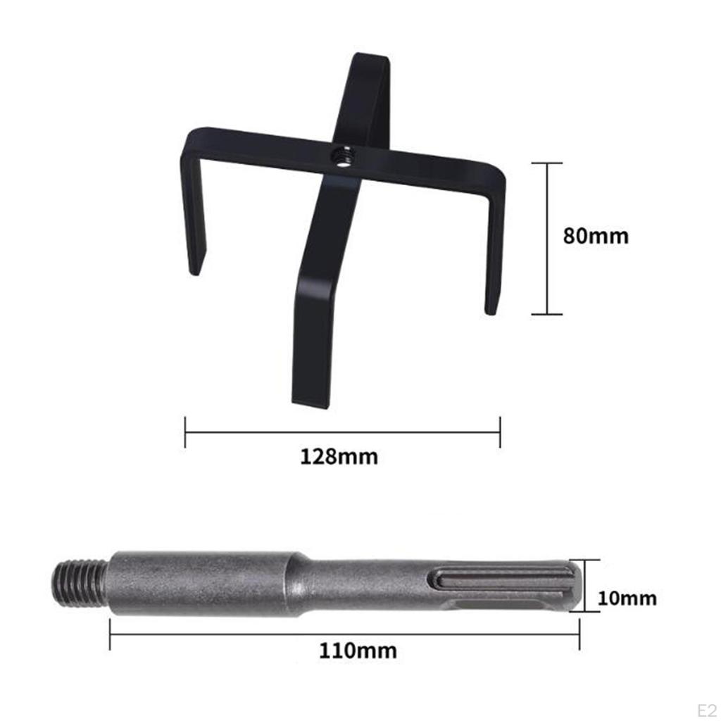 Mixing Paddle for Drill Mud and Paint Mixer Reusable Stirring Round Handle