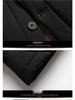 Men's Winter Thickened Lapel Jacket - Plus Velvet, Warm, Loose Fit for Middle-aged & Elderly