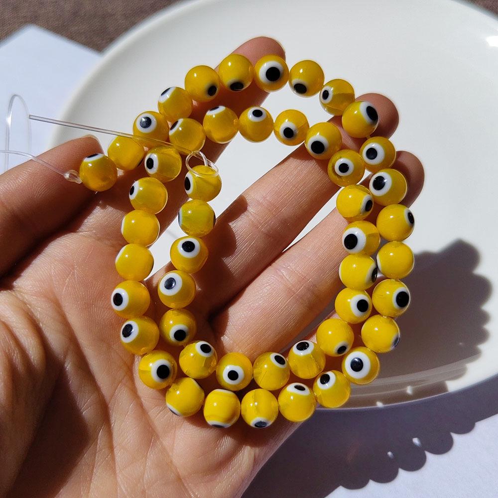 8mm Millefiori Devil Eye Glass Beads for DIY Bracelets & Necklaces
