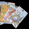 50-Piece Holographic Bag, Multi-Size Laser Rainbow Pattern Self-Sealing Bag, Suitable For Candy Bag And Front Window Samples