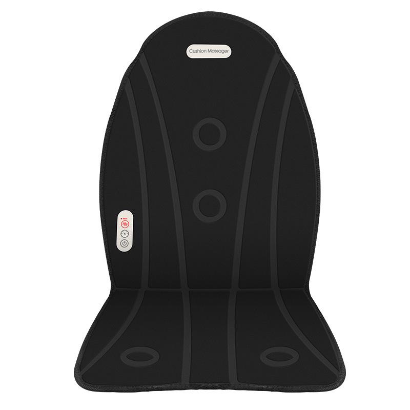 Heated Massage Seat Cushion for Office, Car & Winter Use - Vibrating Lumbar Support with Heat Therapy