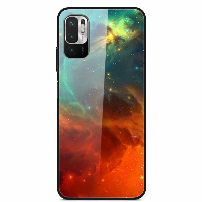 For Redmi Note 10 Pro Cases Note10T Tempered Glass Hard Back Cover for Xiaomi Redmi Note 10 5G / Note 10T Phone Case Capa Fundas