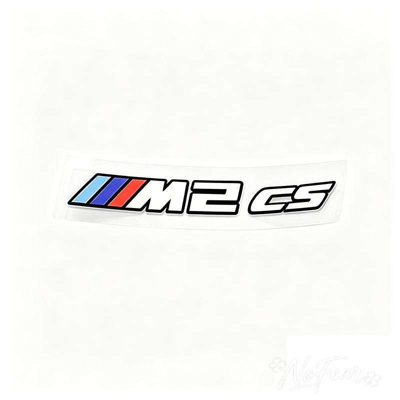 For BMW M Power M3 M5 Logo G01 G30 F30 F31 E36 E87 E60 E46 E91 X1 X3 X5 E53 For M 2 M3 M4 Competition Cs Car tail label sticker XU7