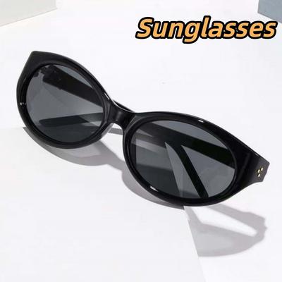 Fashionable Cat Eye High-end Sunglasses UV Resistant Stage Performances Street Photography Popular Decorative Glasses