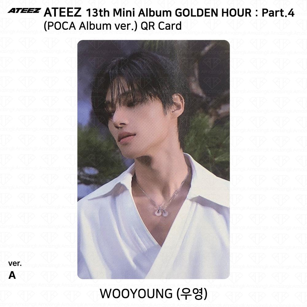 ATEEZ 13. Mini-Album Golden Hour Teil 4 POCA Album Version. Fotokarte