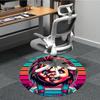 1pc Chucky Doll, Horror Chair Carpet for Office Non Slip, Machine Washable Rug for Office, Room Holiday Decor for Christmas, Birthday Polyester