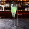 ZISIZ Shatterproof PC Plastic High-Footed Glass