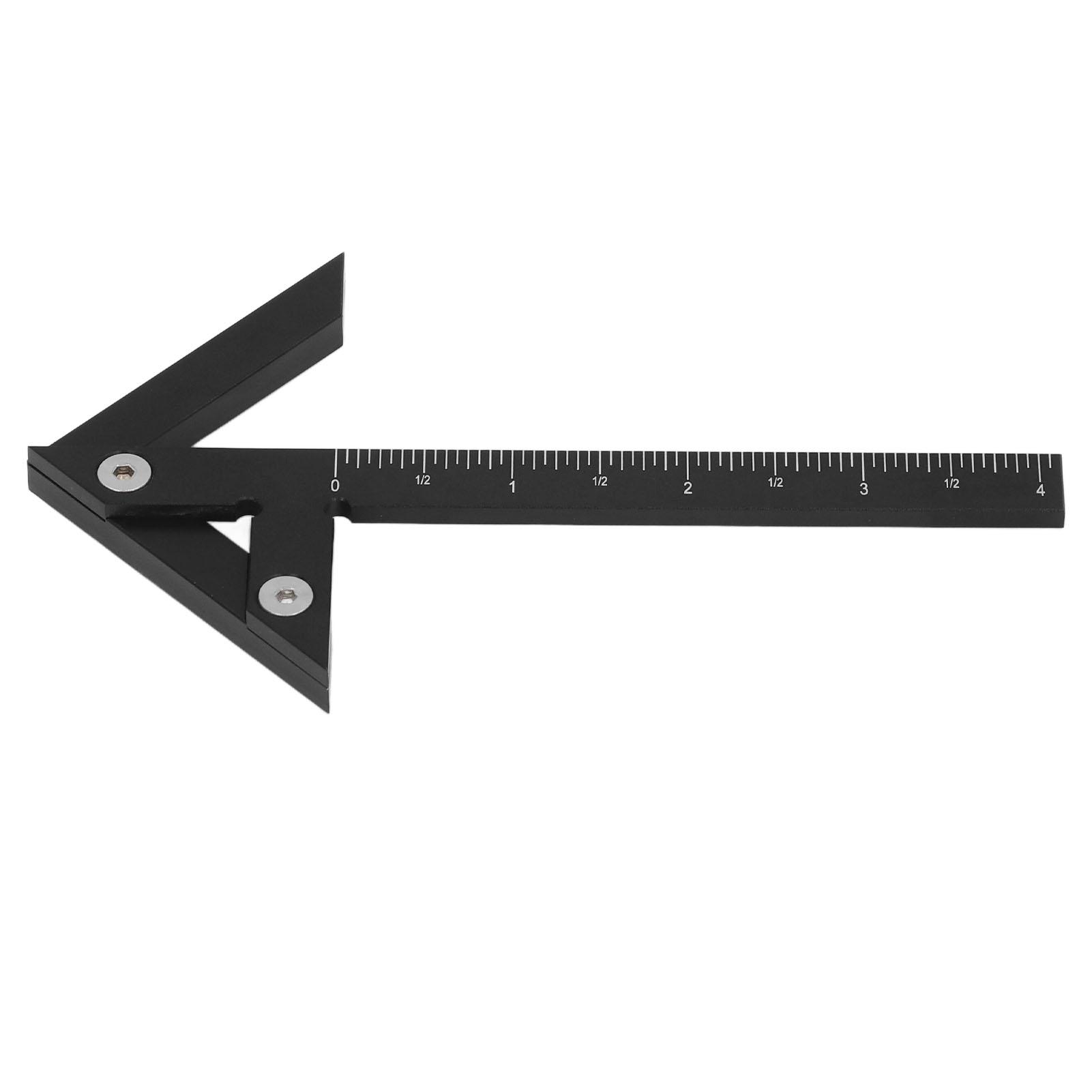 

Центральный разметочный калибр Маркер круга Угломер 45 90 градусов Дюймовый Алюминиевый сплав