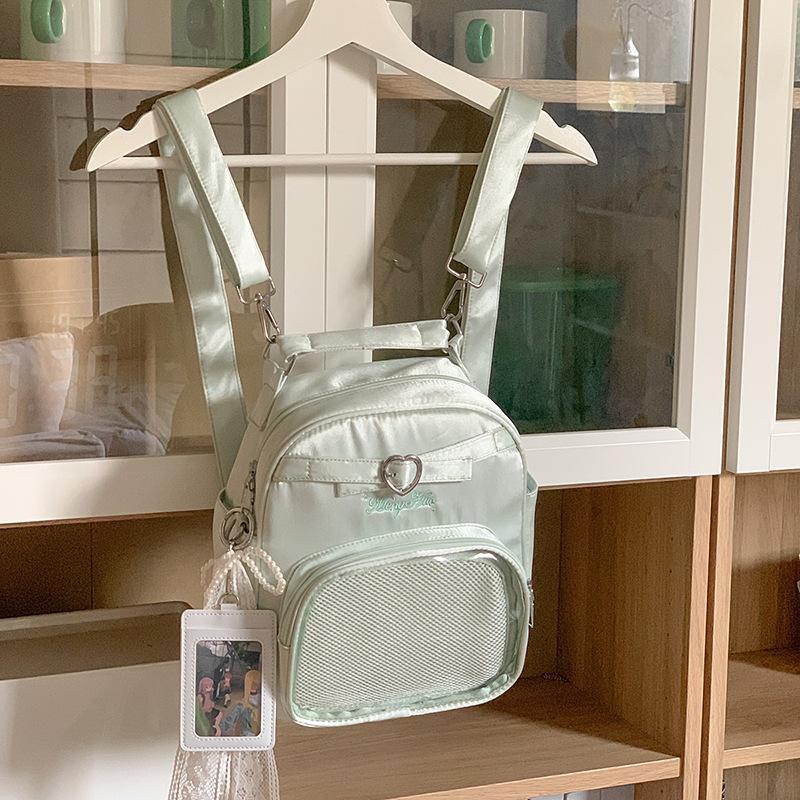 New Fashion Cute Bag Transparent Large Capacity Leisure Handbag Student Girl Shoulder Bag Backpack