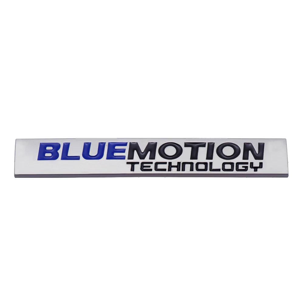 AABIO1 Metal BLUEMOTION Car Fender Side Badge Rear Trunk Emblem Sticker for Volkswagen VW Tiguan Polo Bora Golf Passat Jetta Touareg