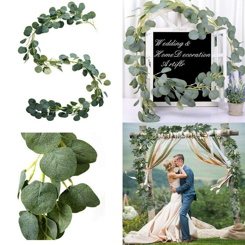 Beautiful Green 2m Fake Ivy Vine For Backdrops And Wedding Decorations