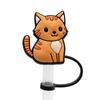 Silicone Straw Topper 8/10mm Straw Tips Cat Series Straw Cover Cap  Splash Proof