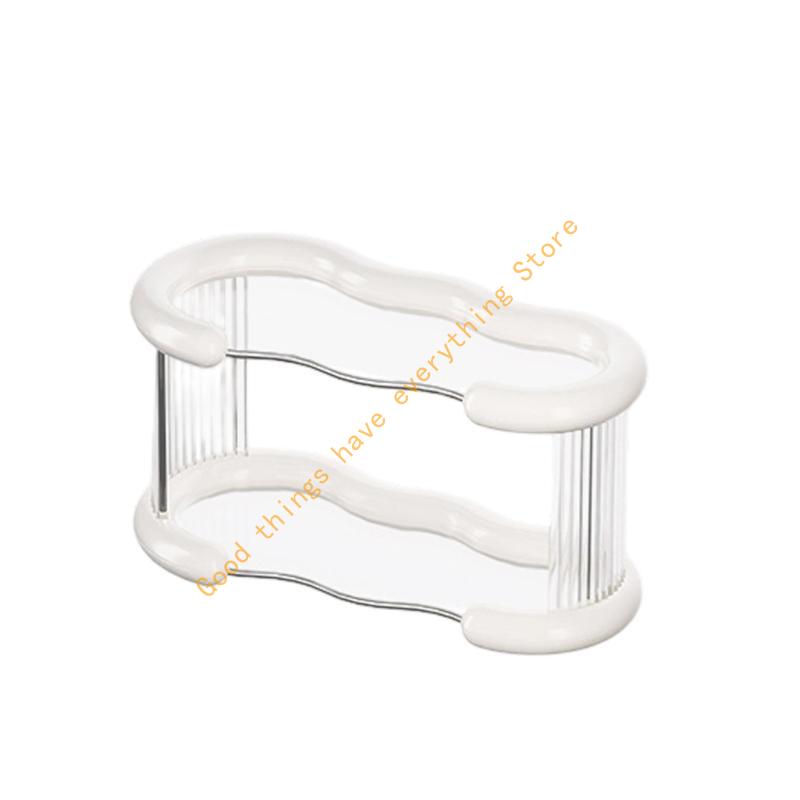 Multiple Tiers Plastic Cup Holder Organizers For Mugs Coffee Cups Space Saving Desktop Storage Rack With Easy Assembly 55KF