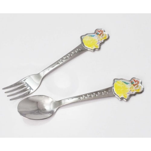 Skater Stainless Steel Die-Cut Spoon for Kids, 3D Design, Disney Princess Design (DSS1C-A)
