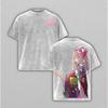 Hot Anime DARLING In The FRANXX Zero Two Print T-shirt Men Women Tshirts Cotton Clothing Retro Washed T Shirt Harajuku Male Tops
