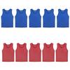 10PCS Soccers Practice Gear Elastic Sports Vests Multiple Color Option Wash Resistant Fabric For Team Sports
