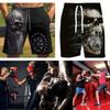 Skull Ghost Skeleton Demon Devil Horror Boxing Shorts Pants 3D Print Training Unisex Men Women Quick Dry Fitness Gym Sport Workout Casual Streetwear