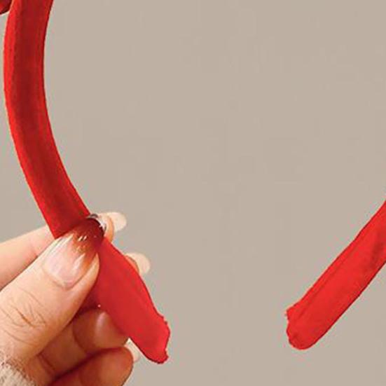 Fascia per capelli Decorazione Cuore Rosso Leggera Elastica Cerchietto per Capelli Fascia per Capelli San Valentino Donna Accessorio Versatile per Capelli