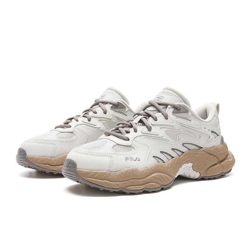 Fila Fern Fabric Synthetic Leather Comfortable Versatile Low-Top Dad Shoes Men Sneaker F12M531141F-SC