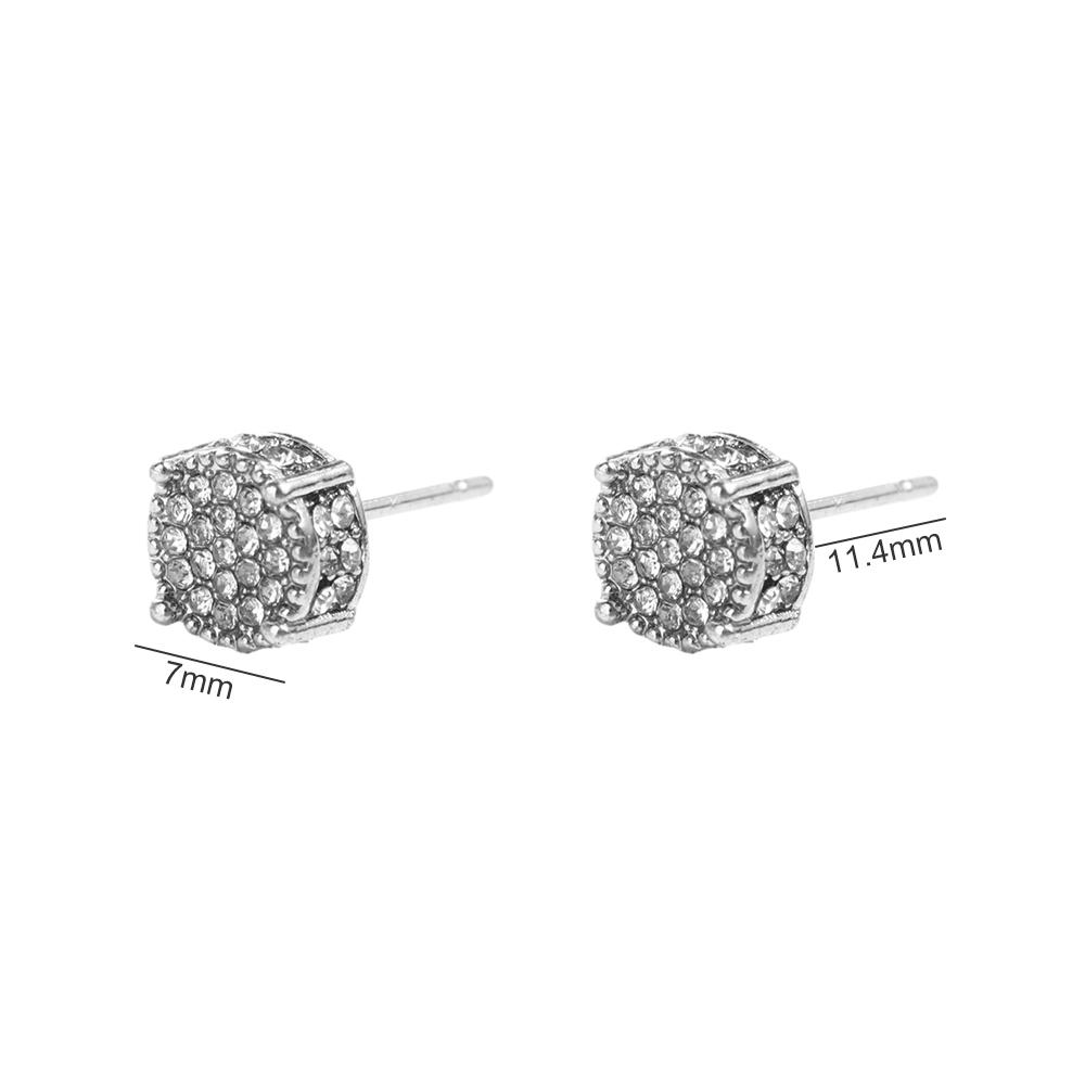 Jewelry Rhinestone Niche Design Ear Studs Women Stud Earrings Korean Style Earrings Men Earrings