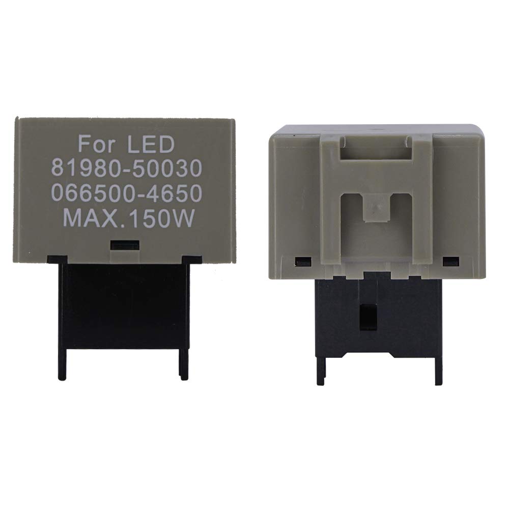 HUIQIAODS LED Compatible, High Fla Prevention Turn Signal Relay, Speed Adjustment, Toyota 8 Pin