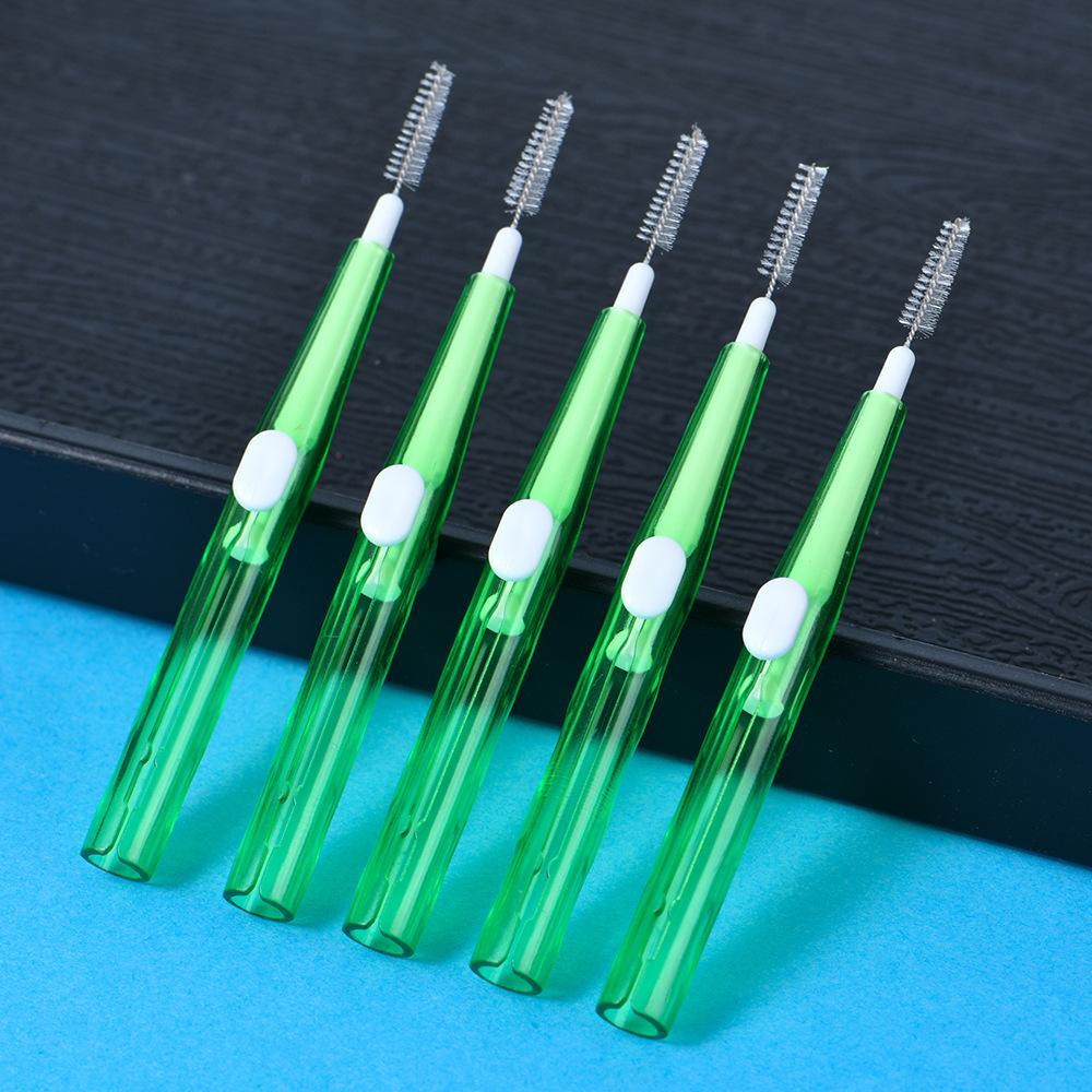 Retractable Interdental Brush for Orthodontic Braces - 10 Pcs/box