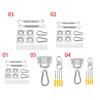 Outdoor Patio Rectangle Awning Attachment Set Stainless for Sun Shade Sail Canopy Fitting Heavy Duty Shade Sail Hardware