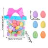 18PCS Pigeons Bird Eggs Easter Decorations For Home Colorful Foam SpeckArtificial Eggs DIY Crafts Easter Party Wreath Ornaments