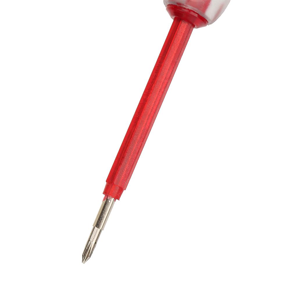 100 500V   Slot, Test Screwdriver Dual purpose measuring Pencil Electric   shaped with Skid Proof Handle
