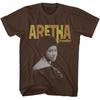 Aretha Franklin Retro Dark Chocolate Music  Children's T-shirt