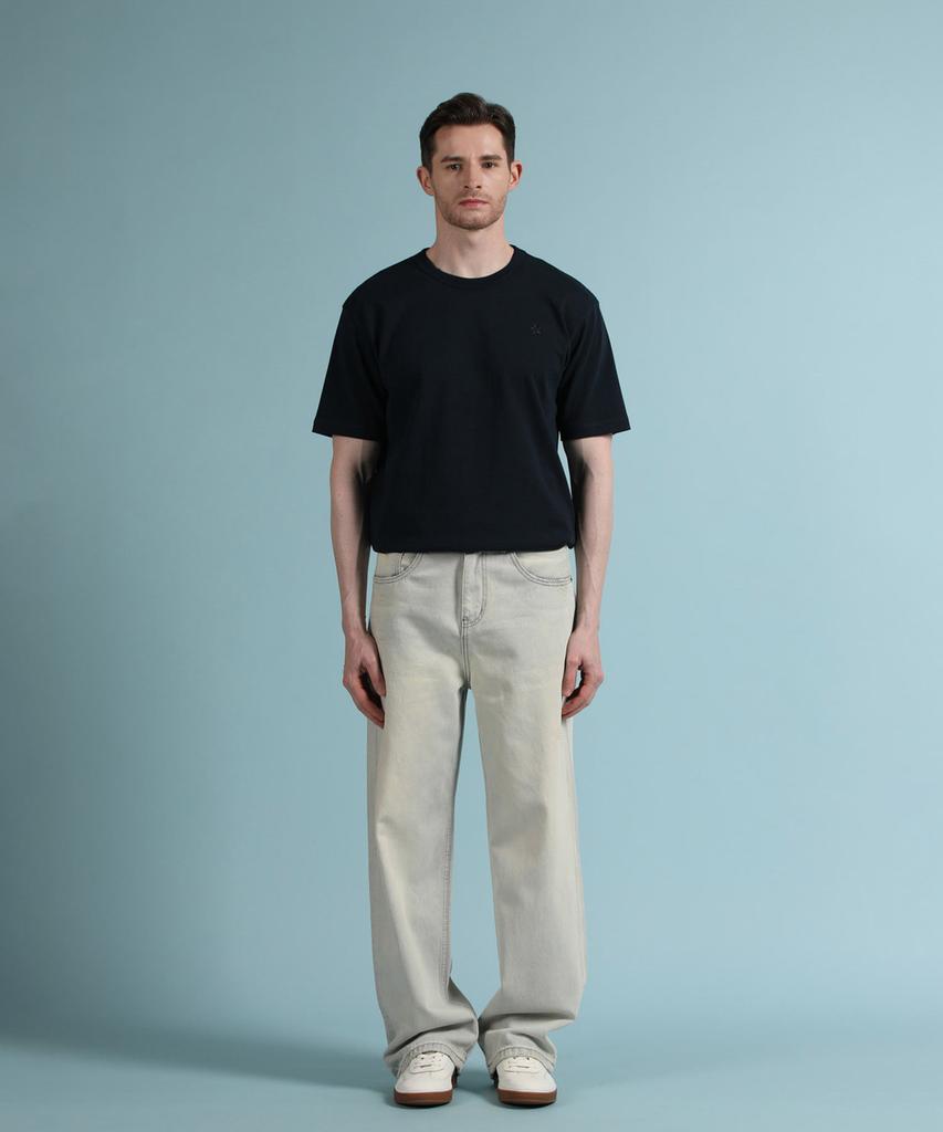 PANICALE Navy Logo Short Sleeve T-Shirt (Type A)