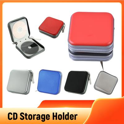 80/40Pcs Large Capacity Disc CD DVD VCD Wallet Storage Organizer Case Holder Album Box Cases with Zipper Bags CD Box Accessories