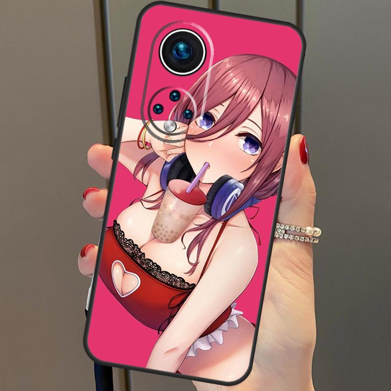 Itsuki Nino Yotsuba Nakano Cover For Honor 50 Lite Case For Huawei P20 P30 P40 Pro Nova 9 5T P Smart 2021 8X 9X 10i