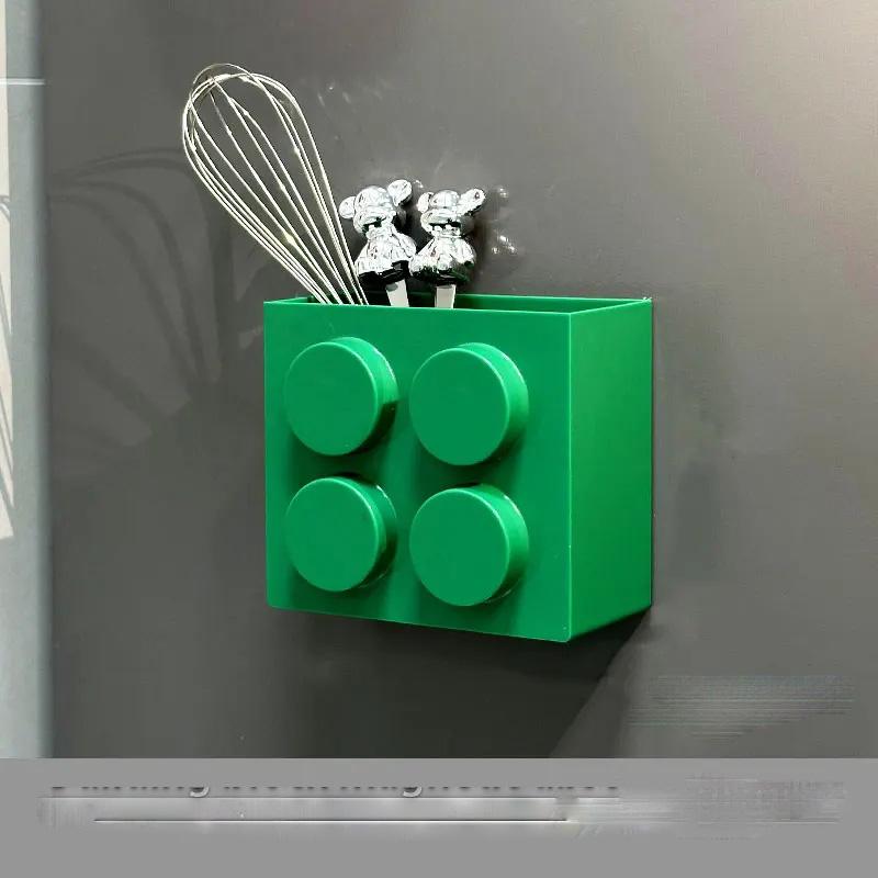 Cling Film Storage Box Refrigerator Side Storage Rack Magnetic Wall Mounted Narrow Edge Kitchen Straw