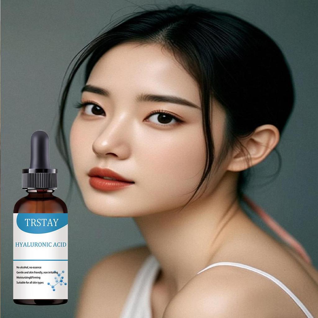 Hyaluronic Acid Whitening Collagen Face Serum Cream - Vitamin C & Peptides for a Youthful Glow